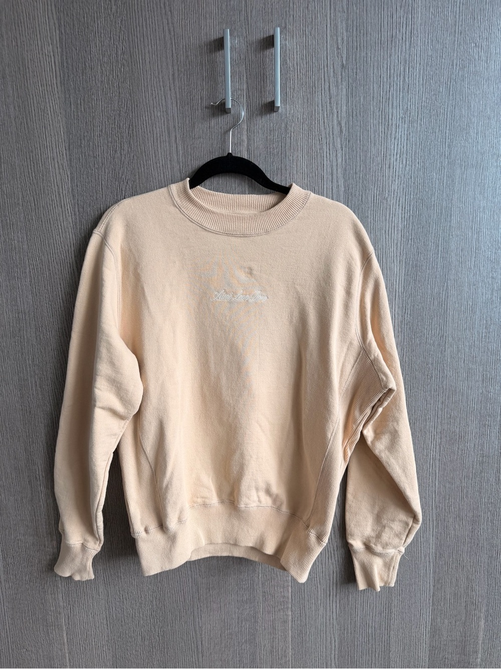 Aime Leon Dore Beige Crewneck Sweatshirt